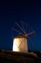 Windmill, Chora, Mykonos, Cyclades, Greece | Obraz na stenu