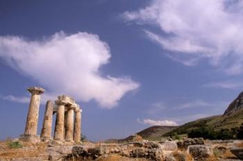Ruins of the Temple of Apollo, Corinth, Peloponnese, Greece | Obraz na stenu