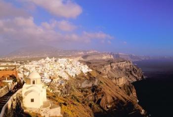 Late Afternoon View of Town, Thira, Santorini, Cyclades Islands, Greece | Obraz na stenu