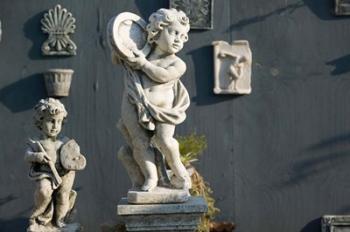 Greece, Ionian Islands, Kefalonia, Cherub Statue | Obraz na stenu