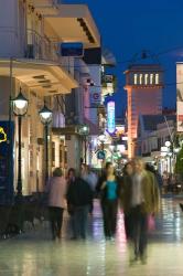 Shoppers on Lithostrotou Street, Argostoli, Kefalonia, Ionian Islands, Greece | Obraz na stenu