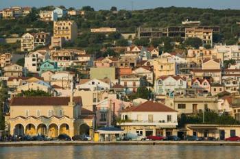 Morning View of Town from Argostoli Bay, Argostoli, Kefalonia, Ionian Islands, Greece | Obraz na stenu
