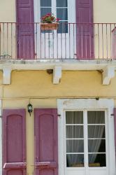 House Detail, Yacht Harbor, Fiskardo, Kefalonia, Ionian Islands, Greece | Obraz na stenu