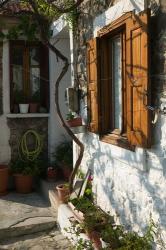 Building Detail, Lesvos, Mithymna, Northeastern Aegean Islands, Greece | Obraz na stenu