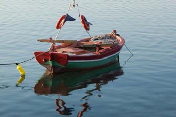 Harbor Fishing Boat, Lesvos, Mytilini, Aegean Islands, Greece | Obraz na stenu