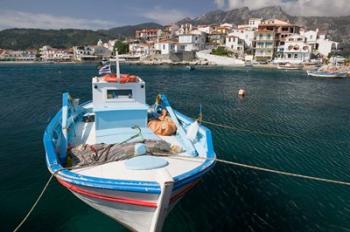 Kokkari Waterfront, Samos, Aegean Islands, Greece | Obraz na stenu