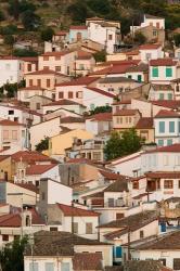 Buildings of Ano Vathy Village, Vathy, Samos, Aegean Islands, Greece | Obraz na stenu