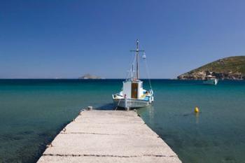 Greece, Dodecanese, Patmos, Fishing boat | Obraz na stenu