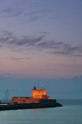 Greece Rhodes, Mandraki, Agios Nikolaos Lighthouse | Obraz na stenu