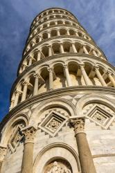 Low-Angle View Of Leaning Tower Of Pisa, Tuscany, Italy | Obraz na stenu