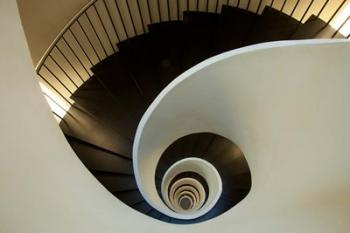 Spiral staircase, Silken Gran Hotel Domine, Bilbao, Spain | Obraz na stenu