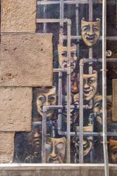 Spain, Bilbao Painted wall, Teatro Arriaga | Obraz na stenu