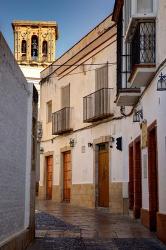 Spain, Andalusia, Cadiz, Arcos De la Fontera Typical Street View | Obraz na stenu