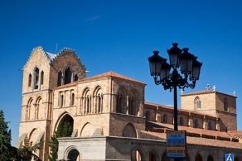 San Vicente Basilica facade at Avila, Castilla y Leon Region, Spain | Obraz na stenu