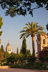 Spain, Granada, Alhambra The Generalife gardens | Obraz na stenu