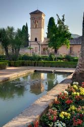 The Generalife Gardens in the Alhambra grounds, Granada, Spain | Obraz na stenu