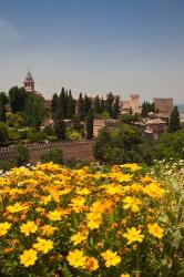 Spain, Granada The Generalife gardens, Alhambra grounds | Obraz na stenu