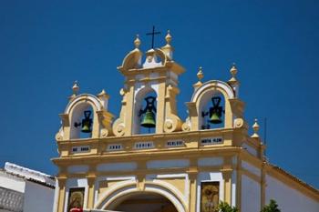 Spain, Andalusia, Zahara Bell tower of the San Juan de Letran Chapel | Obraz na stenu