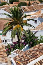 Spain, Andalusia, Zahara Rooftops in the Andalusian White Village | Obraz na stenu
