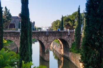 River near Passeig Mallorca, Palma, Majorca, Balearic Islands, Spain | Obraz na stenu