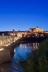 Roman Bridge, Catedral Mosque of Cordoba, Cordoba, Andalucia, Spain | Obraz na stenu