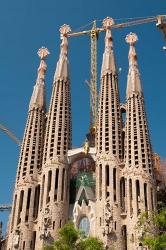 La Sagrada Familia by Antoni Gaudi, Barcelona, Spain | Obraz na stenu