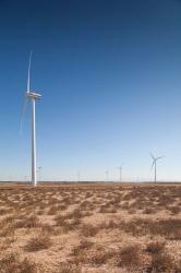 Spain, Zaragoza Province, Gallur, Modern Windmills | Obraz na stenu