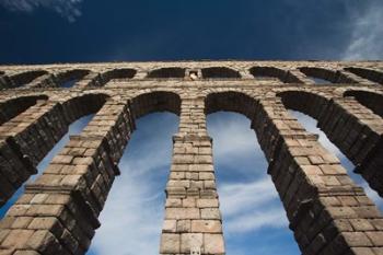 Spain, Castilla y Leon, Segovia, Roman Aqueduct | Obraz na stenu