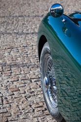 Spain, Avila, classic car 1950s Jaguar XK-150S | Obraz na stenu