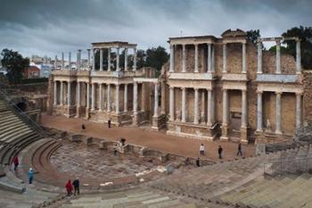 Spain, Extremadura, Badajoz, Merida, Roman Theater | Obraz na stenu