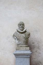 Bust of Spanish King Philip III, The Alcazar, Segovia, Spain | Obraz na stenu