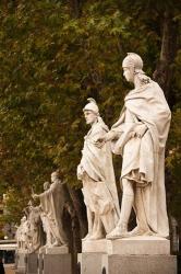 Statues of Spanish Kings, Royal Palace, Madrid, Spain | Obraz na stenu