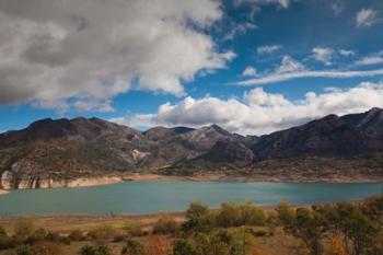 Spain, Embalse de los Barrios de Luna Reservoir | Obraz na stenu