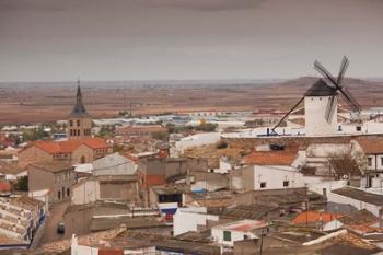 Spain, La Mancha Area, Campo de Criptana Windmills | Obraz na stenu