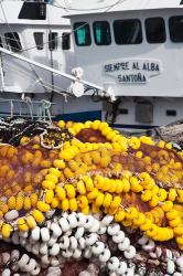 Spain, Cantabria Province, Santona, Fishing Boat | Obraz na stenu