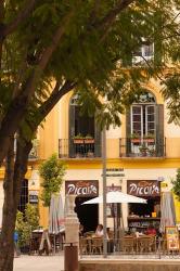 Outdoor Cafes, Plaza de la Merced, Malaga, Spain | Obraz na stenu