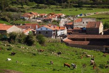 Medieval Town Buildings, Santillana del Mar, Spain | Obraz na stenu