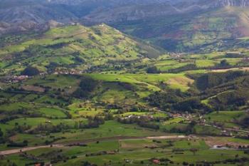 Spain, Santander, View from Pena Cabarga mountain | Obraz na stenu