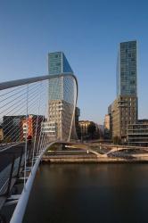 Zubizuri Bridge, Bilbao, Spain | Obraz na stenu