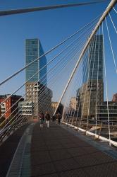 Zubizuri Bridge, Bilbao, Spain | Obraz na stenu