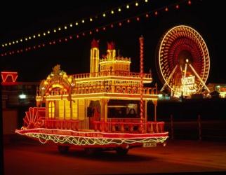 Show Boat and Blackpool Illuminations, Lancashire, England | Obraz na stenu