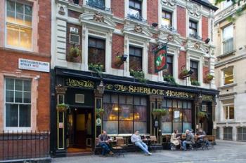 Sherlock Holmes, Pub, London, England | Obraz na stenu