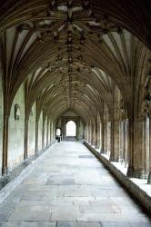 England, Kent, Canterbury Cathedral window | Obraz na stenu