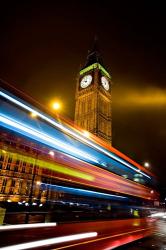 London, Big Ben, Houses of Parliament, Red bus | Obraz na stenu