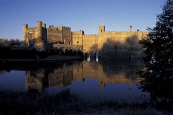 Sunset on Leeds Castle, Leeds, England | Obraz na stenu