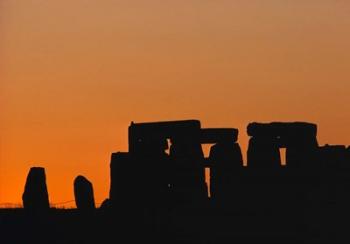 England, Salisbury Plain, Stonehenge Sunset | Obraz na stenu