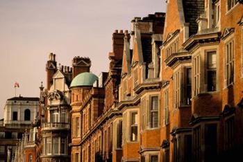 Buildings of Upper Grosvenor Street, Mayfair, London, England | Obraz na stenu