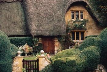 Thatched Roof Home and Garden, Chipping Campden, England, | Obraz na stenu