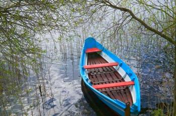Canoe on Lake, Trakai, Lithuania | Obraz na stenu