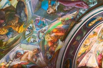 Vilnius University, Vaulted Ceiling Decorated with Mural, Lithuania | Obraz na stenu